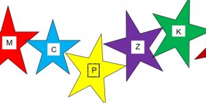 Consonant Game Board and other printables to help children learn the letters of the alphabet Storytime Standouts shares a free printable alphabet game board