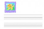 Spring Writing Paper Free printable kindergarten Spring Writing Paper for homeschool and classroom