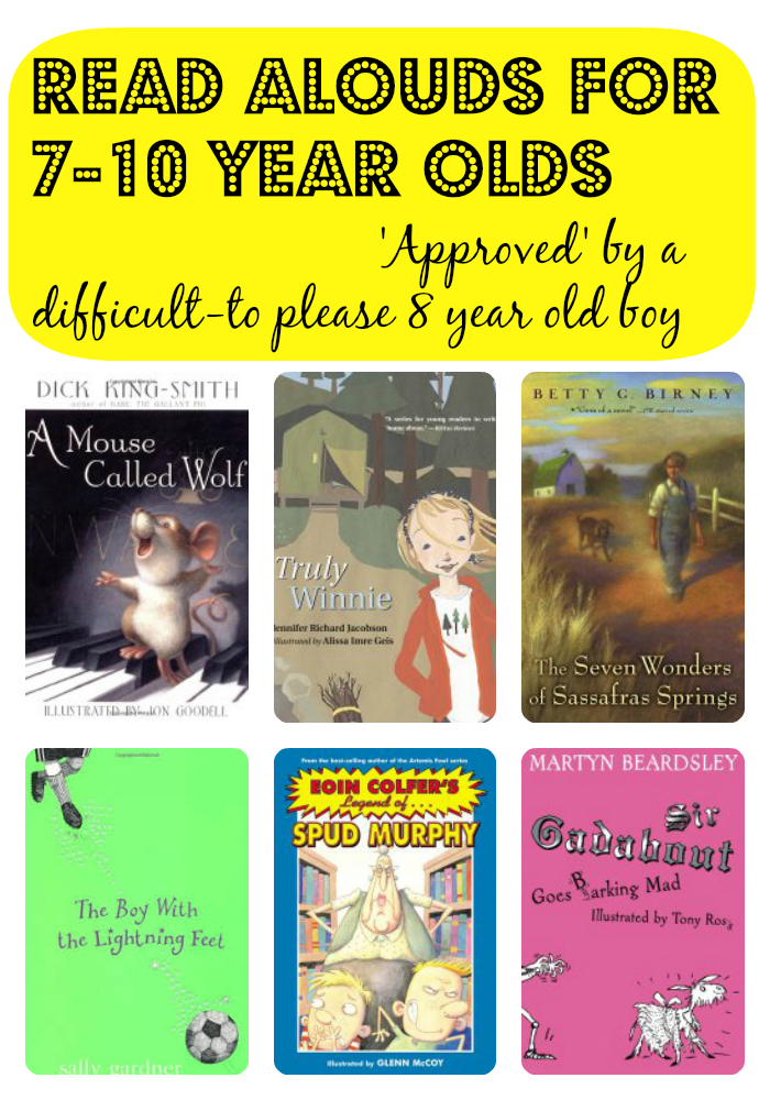 Storytime Standouts Suggests Read Alouds for 7-10 Year Olds Great books to read alouds to 7-10 Year Olds