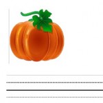 Free Halloween Printables Including Pumpkin Interlined Paper Storytime Standouts shares free Halloween printables including pumpkin-theme interlined printing paper