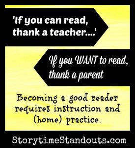 'If you can read this thank a teacher. If you want to read thank a parent.' from StorytimeStandouts.com If you can read this thank a teacher. If you want to read thank a parent. from StorytimeStandouts.com