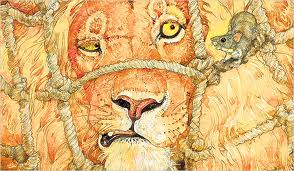 The Lion and the Mouse illustration