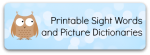 Free printable sight words and picture dictionaries Free printable sight words and picture dictionaries for kindergarten, homeschool and ESL