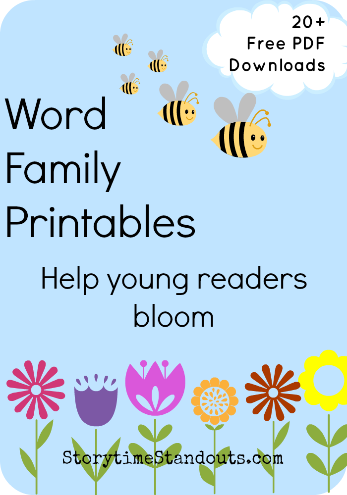 Free Word Family Printables Printable World Holiday